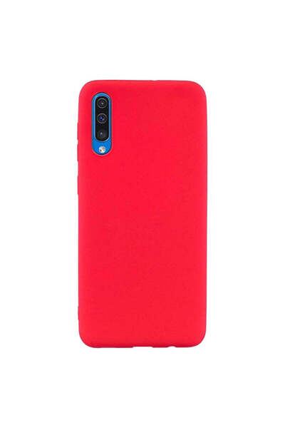 REDz Accessories Θήκη σιλικόνης συμβατή με Samsung A50, Κόκκινη, Αντικραδασμι...