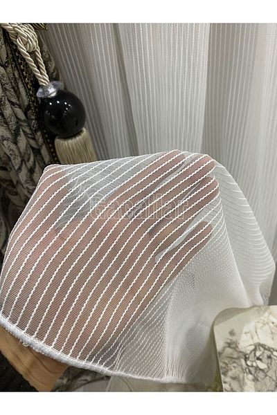 GACALLAR HOUSE Single Pasta Twisted Tulle Curtain 1/3 Layer Frequently Pleated Heavy Weight Compatible with Every Room No Ironing