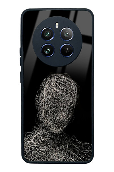 Spoyi Oppo Realme 12 Pro Plus Draw Silhouette Design Glossy Phone Case