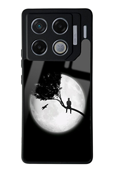 Spoyi İnfinix GT 20 Pro Aya Bakış Tasarımlı Glossy Telefon Kılıfı