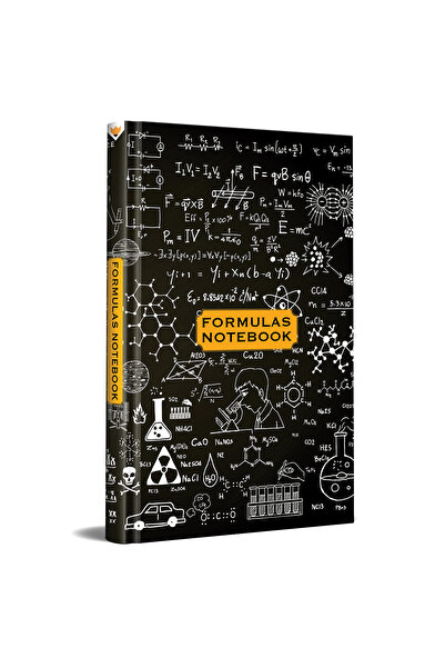 sketch Bilim ve Geometri Temalı Çizgili Not Defteri – 13X21 cm Sert Kapak 192...