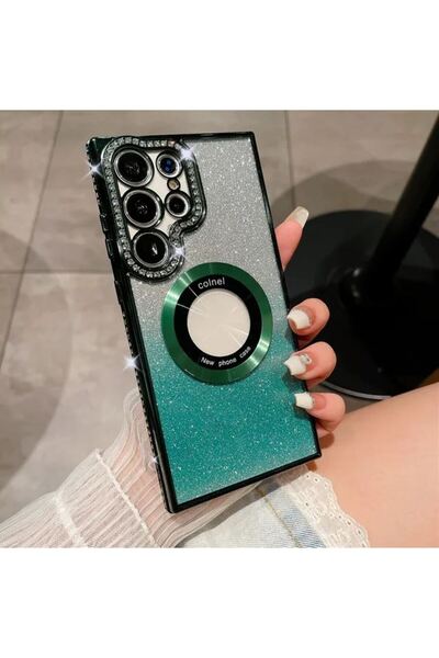 REDz Accessories Carcasă Crystal Guard, Magsafe, compatibilă cu Samsung S22 U...