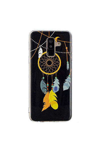 REDz Accessories Калъф, съвместим с Samsung A6 2018, модел Dreamcatcher, фосф...