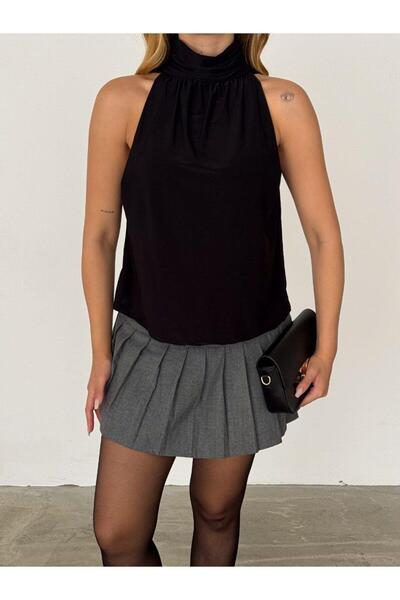 Elaxi Μπλούζα με μισό ζιβάγκο με μηδενικό μανίκι