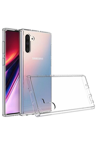 REDz Accessories Carcasă compatibilă cu Samsung Note 10, transparentă, rezist...