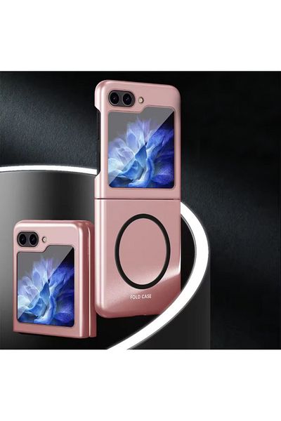REDz Accessories Matte Magsafe Case for Samsung Galaxy Z Flip 6, Full cover, Shockproof and Ultra-thin, Pink