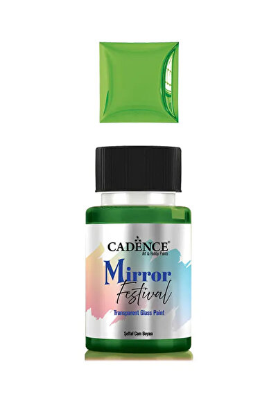 Cadence MF05 Yeşil Cam Boyası Şeffaf 50ML - Cadence Mirror Festival