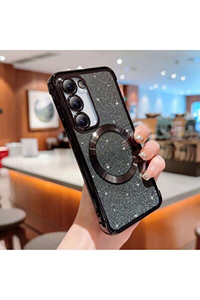 REDz Accessories Carcasă cu sclipici, Glitter Guard Magsafe pentru Samsung Ga...