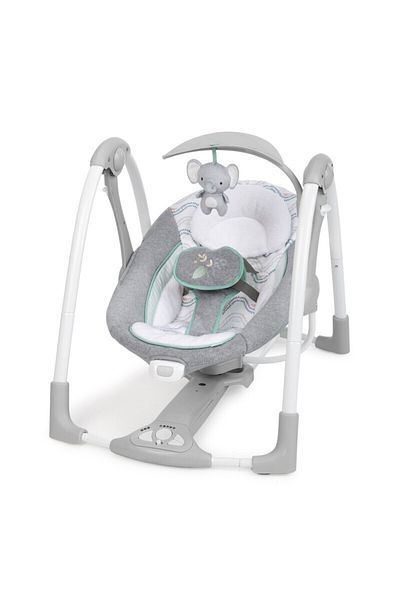 Ingenuity PowerAdapt ConvertMe Swing-2-Seat - Swell (Ages 0-9 months or up to 20 lbs)