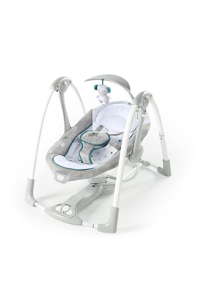 Ingenuity ConvertMe Swing-2-Seat Portable Swing - Nash (Ages 0-9 months or up to 20 lbs)