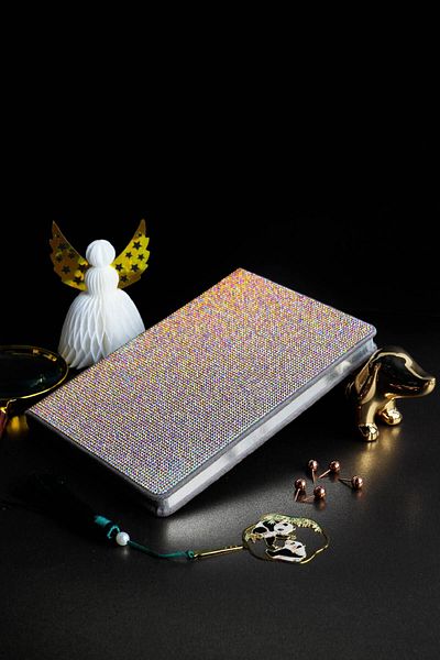 Victoria's Journals Diamond Stone Hard Cover Notebook A5(14.8X21 cm) 100Gr. 160 Sheets Ruled