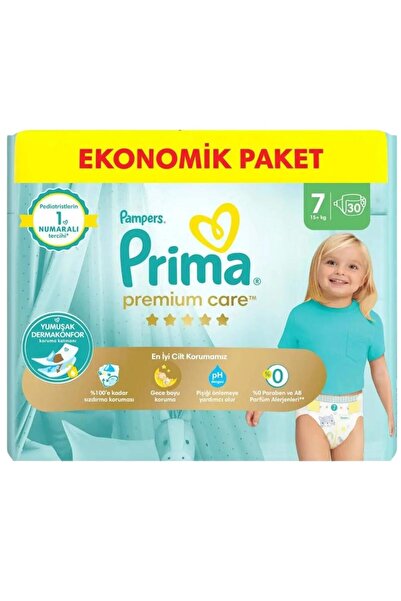 Prima Premium Care 7 Numara 30'lu Bebek Bezi