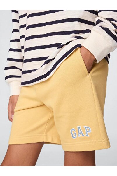 GAP 742934003 V-Frch ft Logo Boy's Shorts Beige