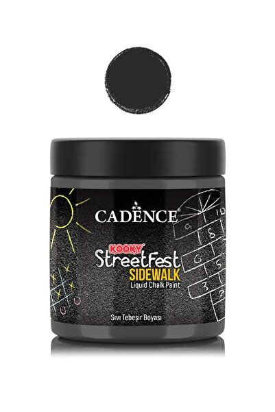 Cadence SF09 Siyah Sıvı Tebeşir Boyası 250ML - Cadence Kooky Streetfest