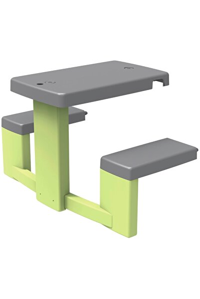 OEM Masa de picnic cu doua banci Smoby Life pentru casuta verde