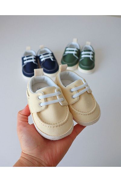 TinyAlp Eid Summer Linen Fabric Soft and Natural Design Baby Shoes