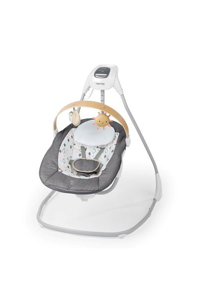 Ingenuity أرجوحة SimpleComfort Compact Soothing - Parker (للأعمار من 0 إلى 9 أشهر أو حتى وزن 20 رطلاً)