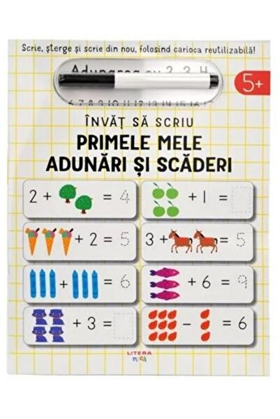 Editura Litera Invat sa scriu. Primele mele adunari si scaderi, John Poitier