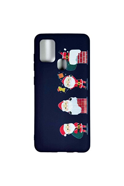 REDz Accessories Carcasă de Crăciun compatibilă cu Samsung A21s model Moș Cră...