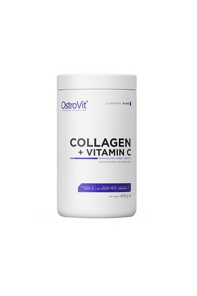 Ostrovit Supliment pudra Colagen + Vitamina C 400g Ostrovit