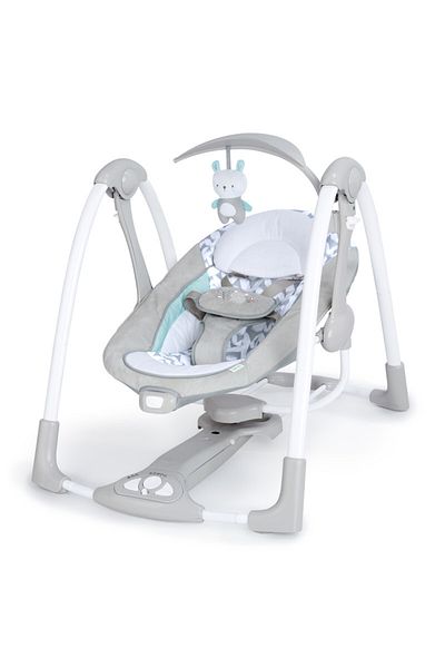 Ingenuity ConvertMe Swing-2-Seat Portable Swing - Raylan (Ages 0-9 months or up to 20 lbs)