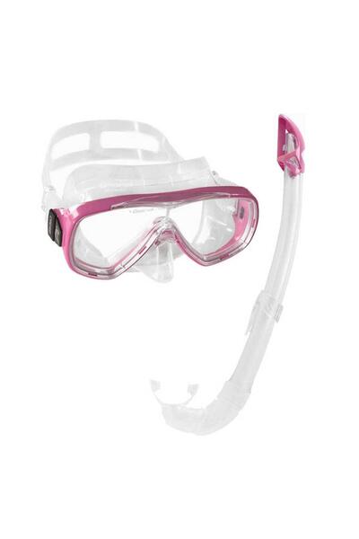 Cressi Maske Şnorkel Seti Onda ve Mexico Pembe