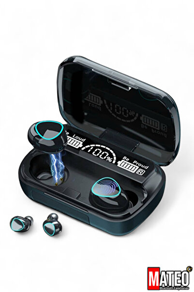 MATEO 2.nesil ios Android Uyumlu Dokunmatik Kablosuz Bluetooth Kulaklık Power...