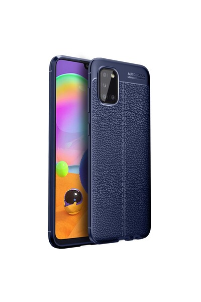 REDz Accessories Carcasă compatibilă cu Samsung A02s, model Litchi Texture, b...