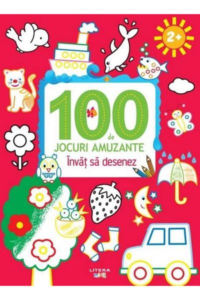 Editura Litera 100 fun games. Learn to draw