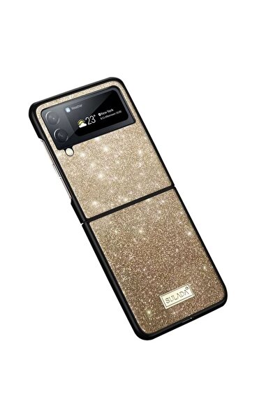 REDz Accessories Carcasă cu sclipici, Glitter Guard pentru Samsung Galaxy Z F...