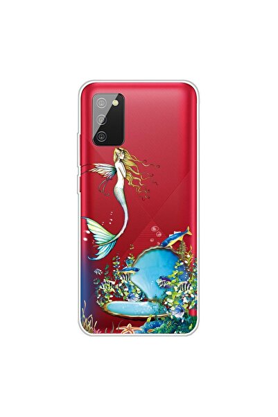 REDz Accessories Θήκη συμβατή με Samsung A02s, μοντέλο Mermaid, διαφανής, κατ...