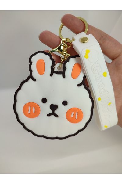 Mia Giyim Rabbit Design Wallet Keychain and Bag Accessory