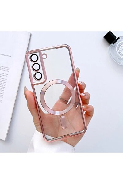 REDz Accessories Carcasă mată de lux, Magsafe pentru Samsung Galaxy S22, marg...