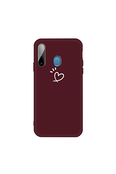 REDz Accessories Carcasă compatibilă cu Samsung A11, roșu vin, material TPU, ...