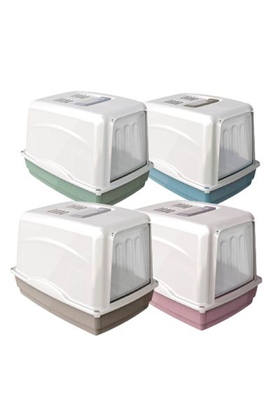 Georplast Multi-colored closed litter box
