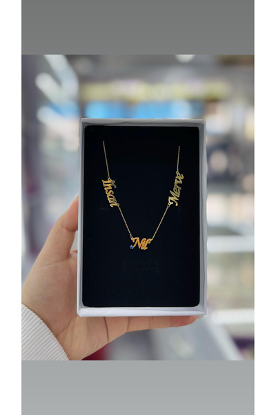 GÜMÜŞ 3lü isimli kolye 925 ayar