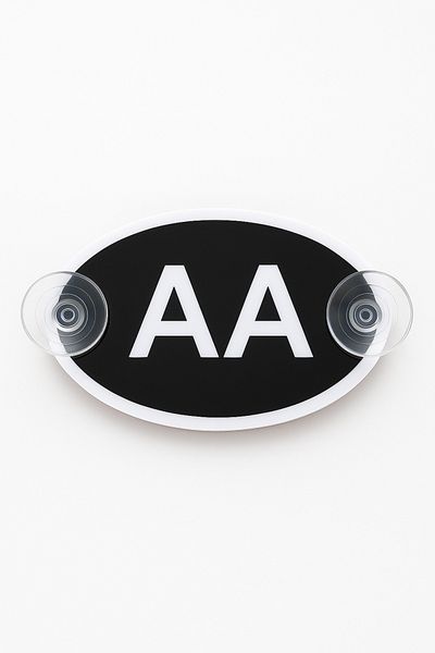 Happynesso ETICHETĂTOR VENTUZĂ PLEXI AA ALB - 8,5 x 14 cm |   Autocolant tăiat cu folie cu ventuză dublă
