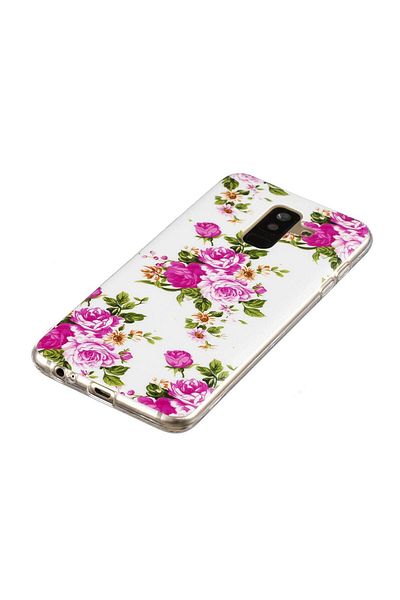 REDz Accessories Case Compatible with Samsung A6 2018 Roses Model, Phosphorescent, Shockproof