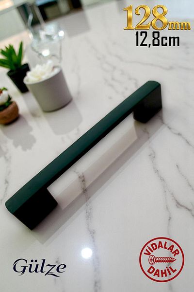 GÜLZE HOME 96-128mm BLACK BRIDGE MODEL MOBILIERĂ MÂNERĂ-BUCĂTĂRIE, SERTAR, MÂNERĂ DULAP (PLASTIC DUR)