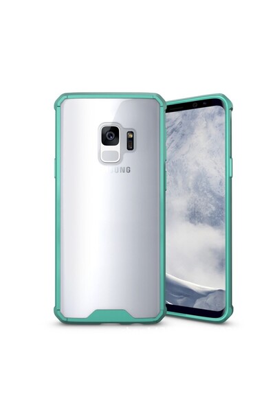 REDz Accessories Carcasă hibridă, compatibilă cu Samsung S9, verde, plastic, ...