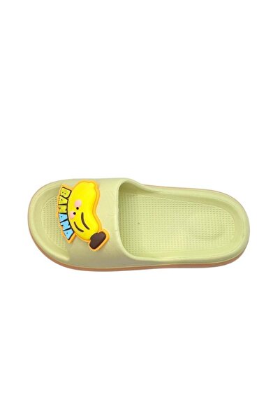 TECOS Women's beach slippers, Tecos®, size 38-39, ultra light, 3D banana, green, 24.5 centimeters
