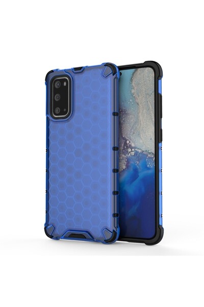 REDz Accessories Θήκη συμβατή με Samsung S20 / S20 5G, μπλε, κατασκευασμένη α...