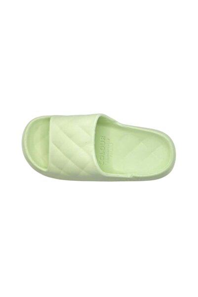 TECOS Women's beach or pool slippers, Tecos®, size 36-37, ultra light, green, 23 centimeters