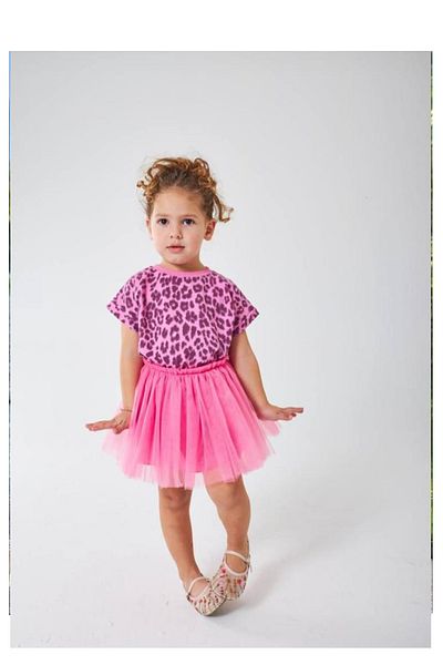 My Kids Wear Tutu Skirt Bottom Top Set