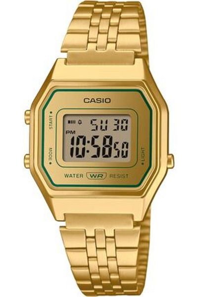 Casio ساعة كاسيو النسائية الرقمية الكلاسيكية - LA680WEGV-9ADF