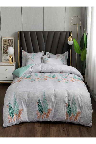 RISHAHOME طقم غطاء لحاف مزدوج من 6 قطع - ألياف دقيقة، زوربا | غطاء لحاف واحد،...