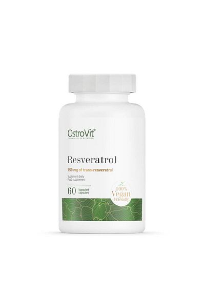 Ostrovit Resveratrol 150mg, 60 vegan capsules, Ostrovit, Health food supplement