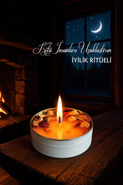 ANCİLLA Kötü Niyetli İnsanları Uzaklaştıran Hanımeli Aromalı Mum | Ritüel İçi...