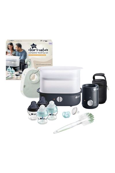 tommee tippee Closer To Nature Complete Feeding Kit Black