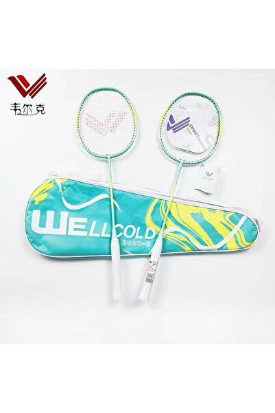 WELLCOLD Badminton Profesyonel Raket Seti Çantalı